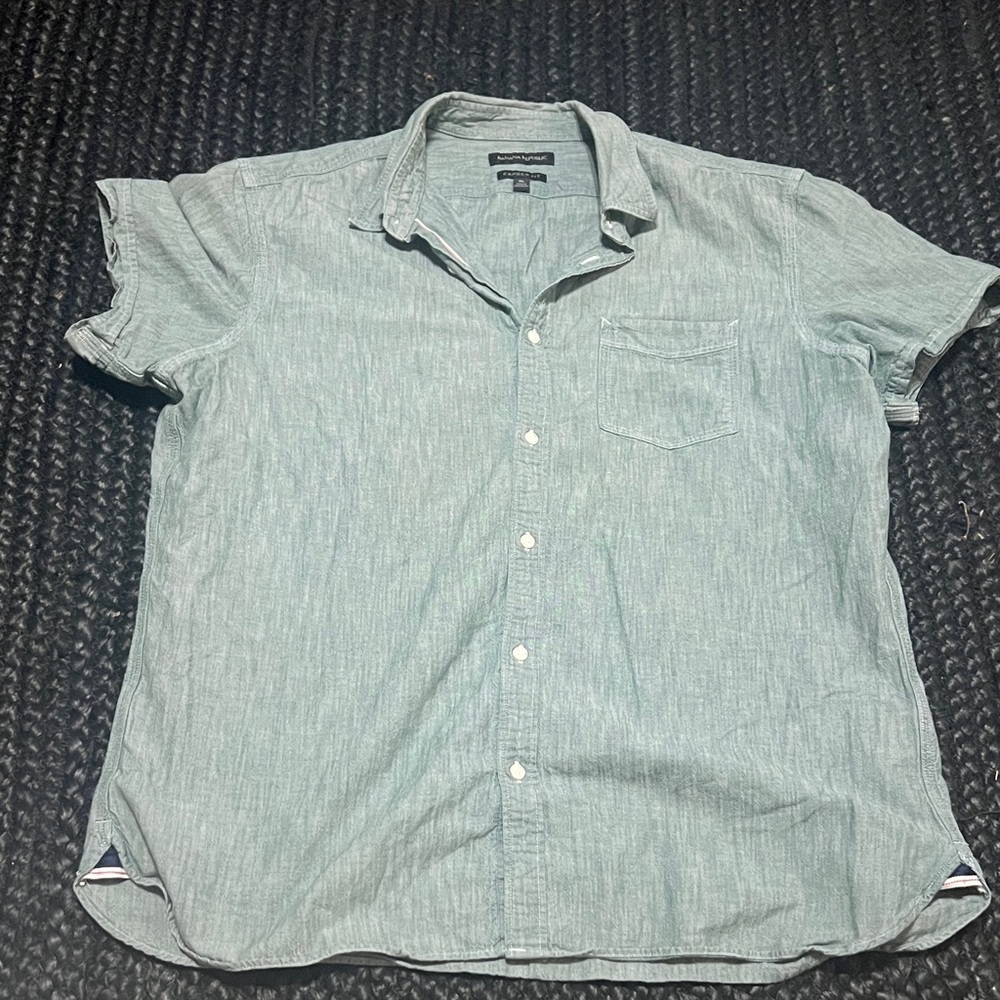 Men's Light Green Casual Shirt